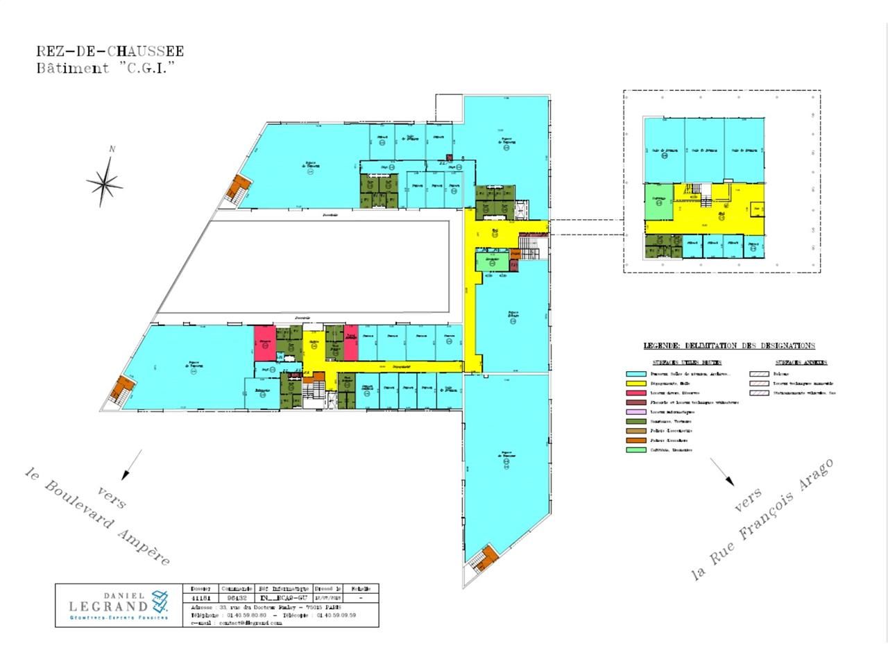 Location bureaux 5059 m² divisibles à partir de 724 m²