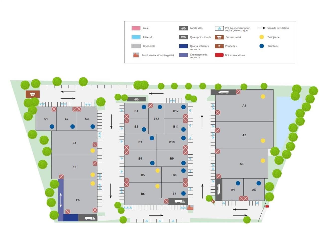Location entrepots 8045 m² divisibles à partir de 256 m²