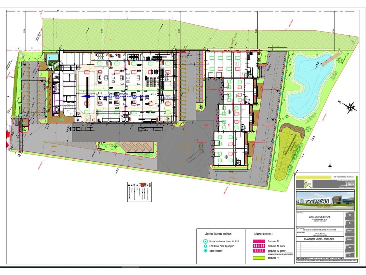 Location entrepots 1733 m² divisibles à partir de 422 m²