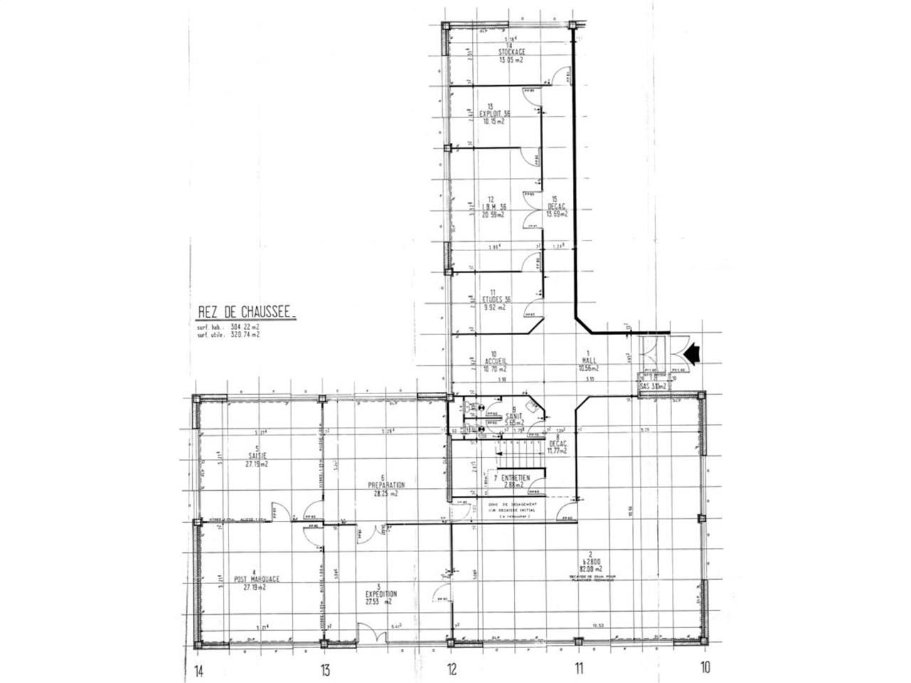Vente bureaux 141 m² non divisibles