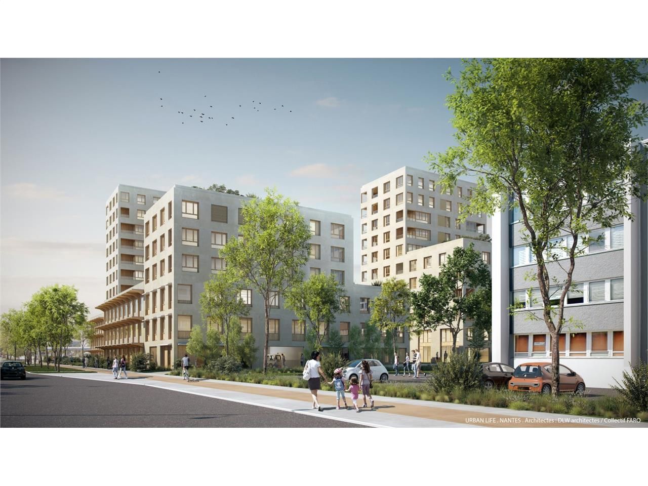 Ile de Nantes, à proximité immédiate du centre co