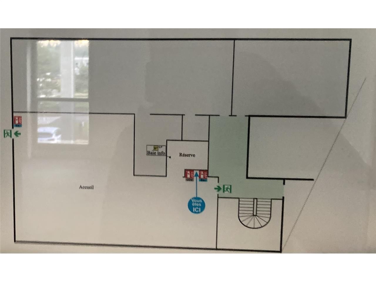 Location bureaux 203 m² non divisibles