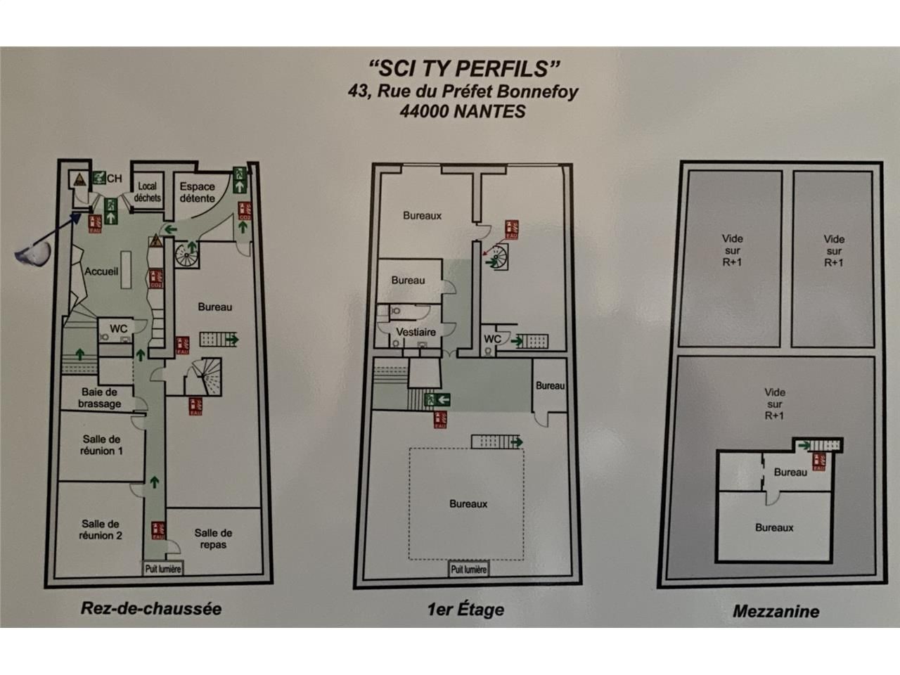 Location bureaux 536 m² non divisibles