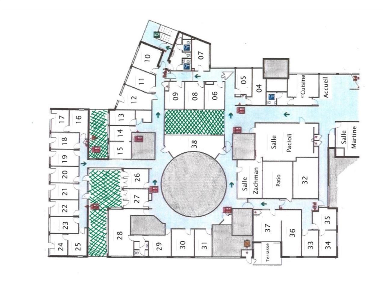 Location bureaux 1010 m² non divisibles