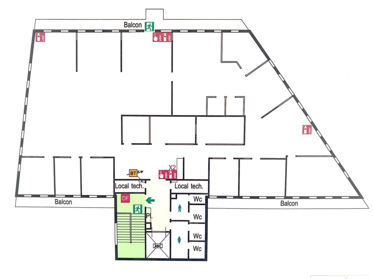 Location bureaux 559 m² non divisibles