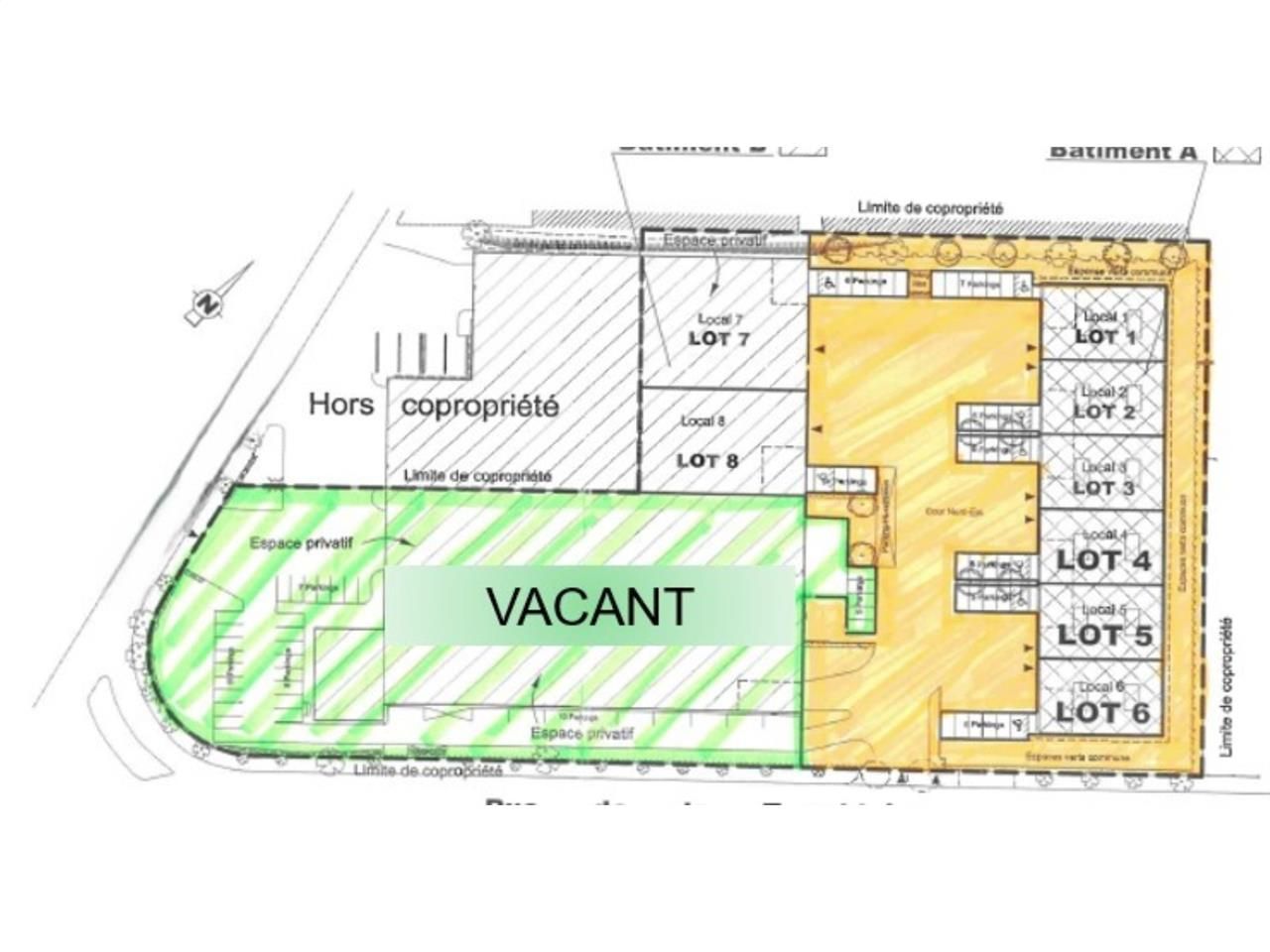 Location entrepots 3400 m² non divisibles
