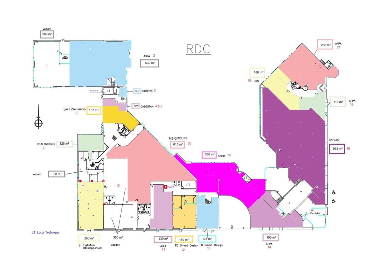 Location entrepots 350 m² non divisibles