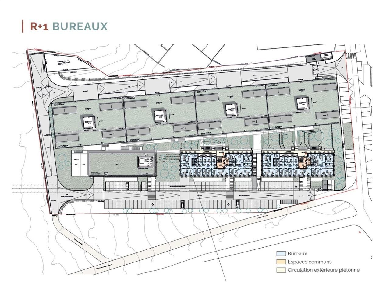 Location bureaux 2211 m² divisibles à partir de 180 m²