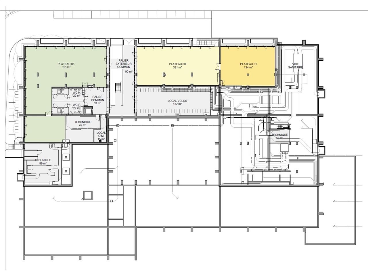 Location bureaux 5763 m² divisibles à partir de 478 m²
