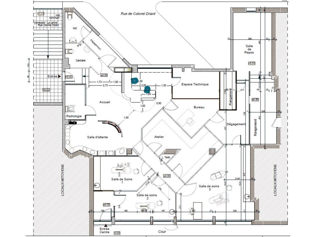 Vente bureaux 306 m² non divisibles