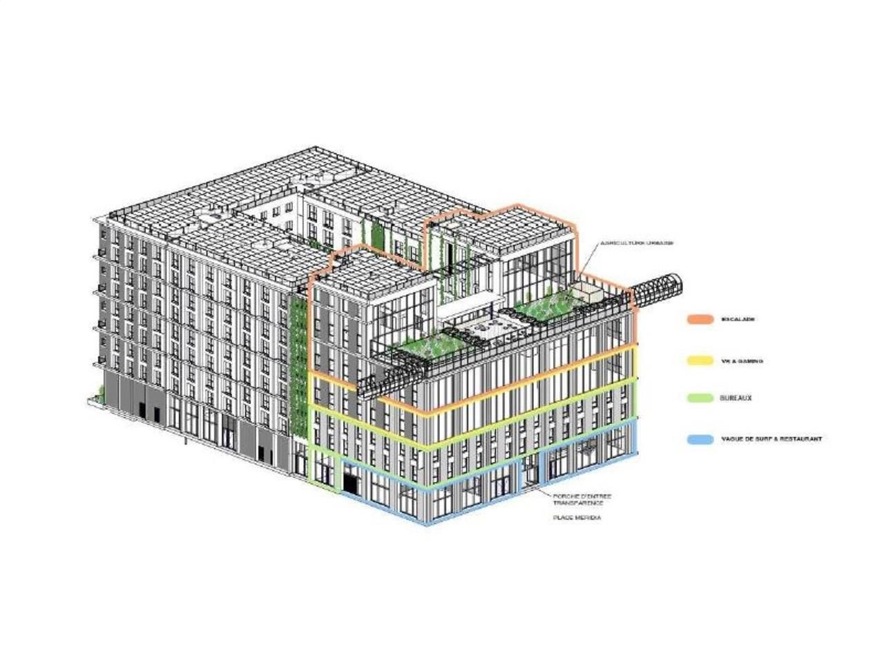 Vente bureaux 775 m² non divisibles