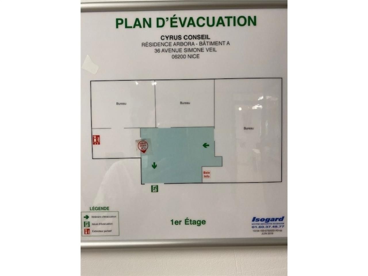 Vente bureaux 97 m² non divisibles