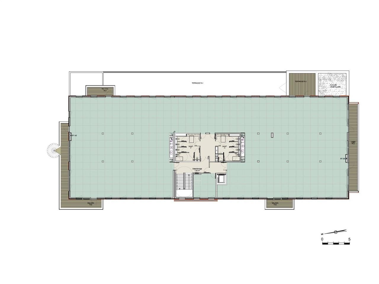 Location bureaux 942 m² non divisibles