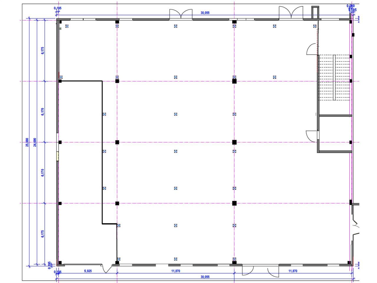 Location entrepots 939 m² non divisibles