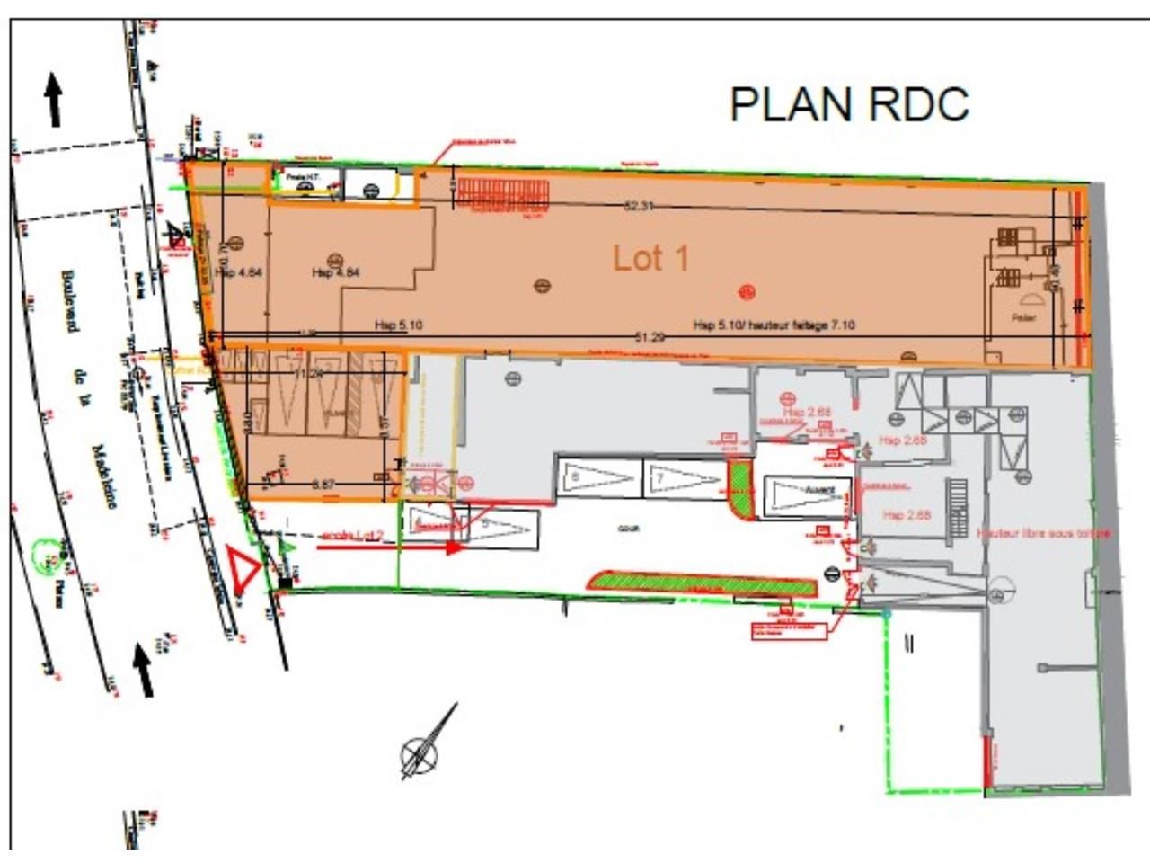 Location entrepots 994 m² non divisibles