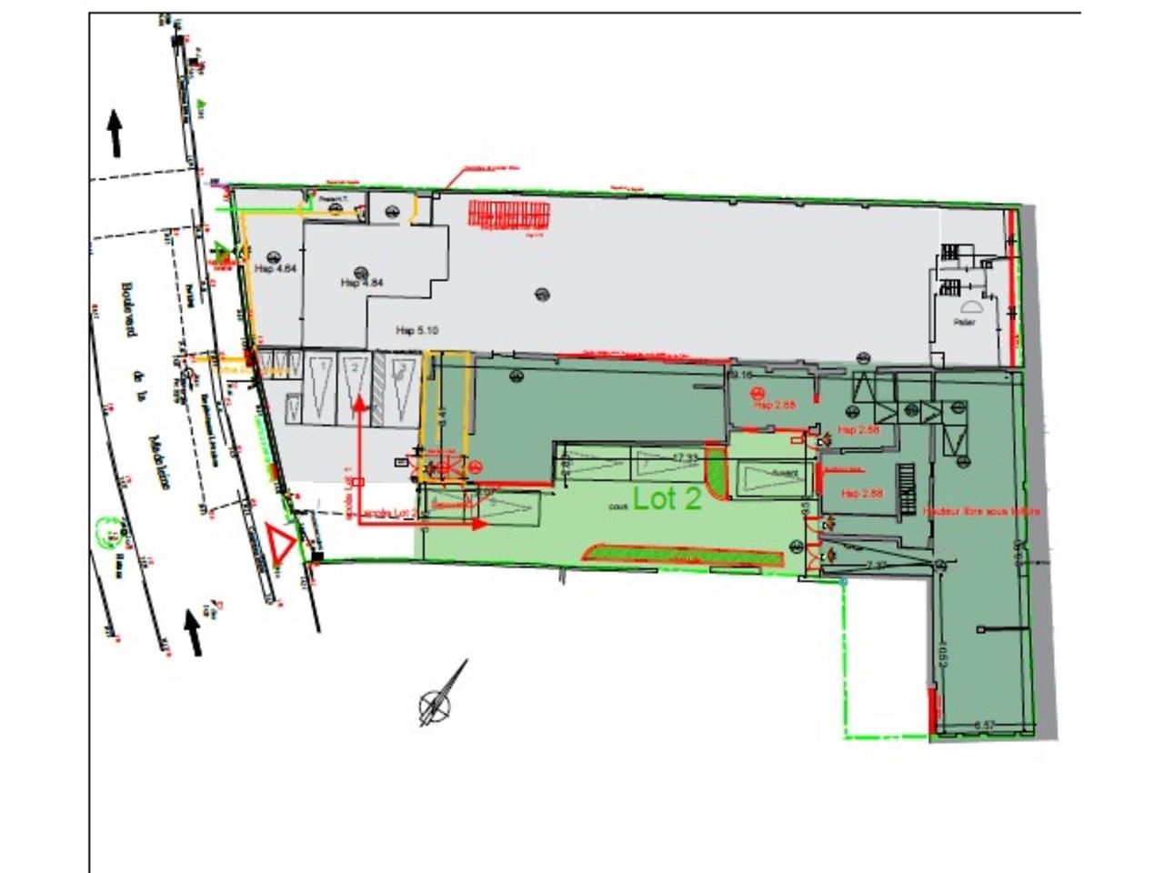 Vente entrepots 530 m² non divisibles