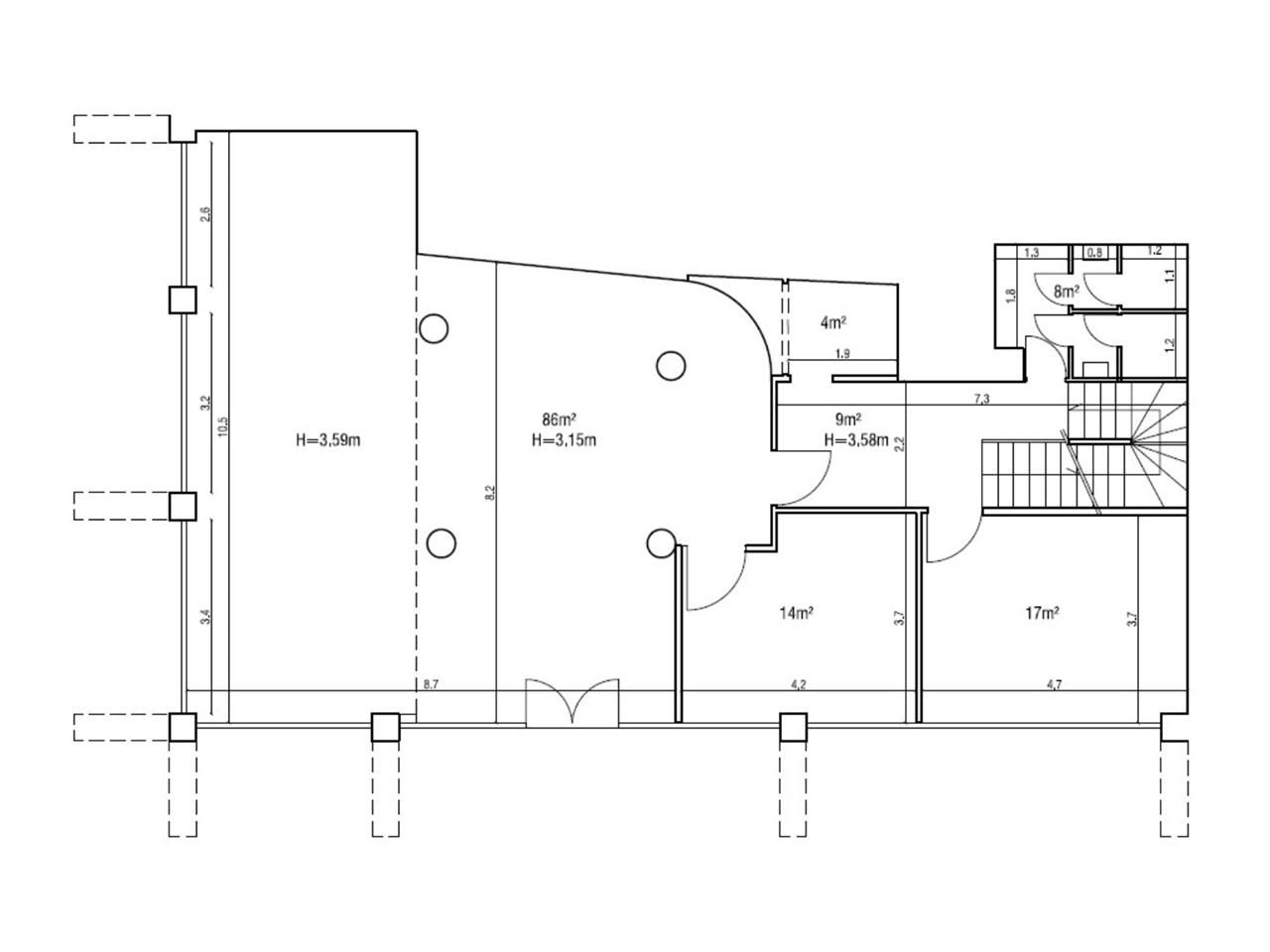 Location bureaux 138 m² non divisibles