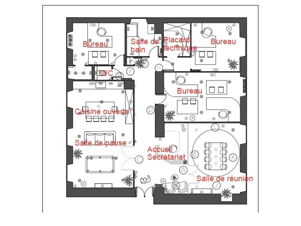 Location bureaux 311 m² divisibles à partir de 145 m²