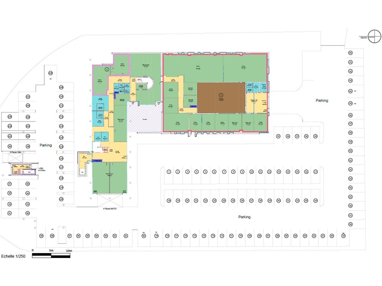 Location bureaux 1871 m² divisibles à partir de 163 m²