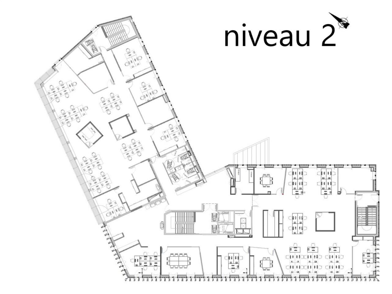 Location bureaux 1411 m² divisibles à partir de 49 m²