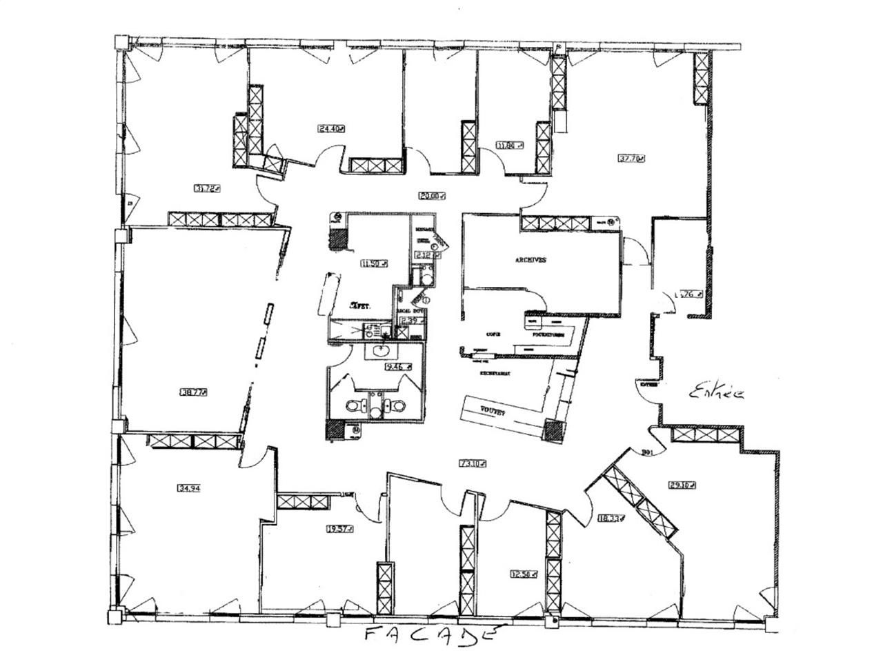 Vente bureaux 434 m² non divisibles