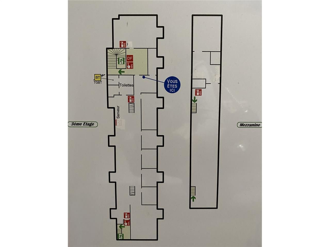 Location bureaux 320 m² non divisibles