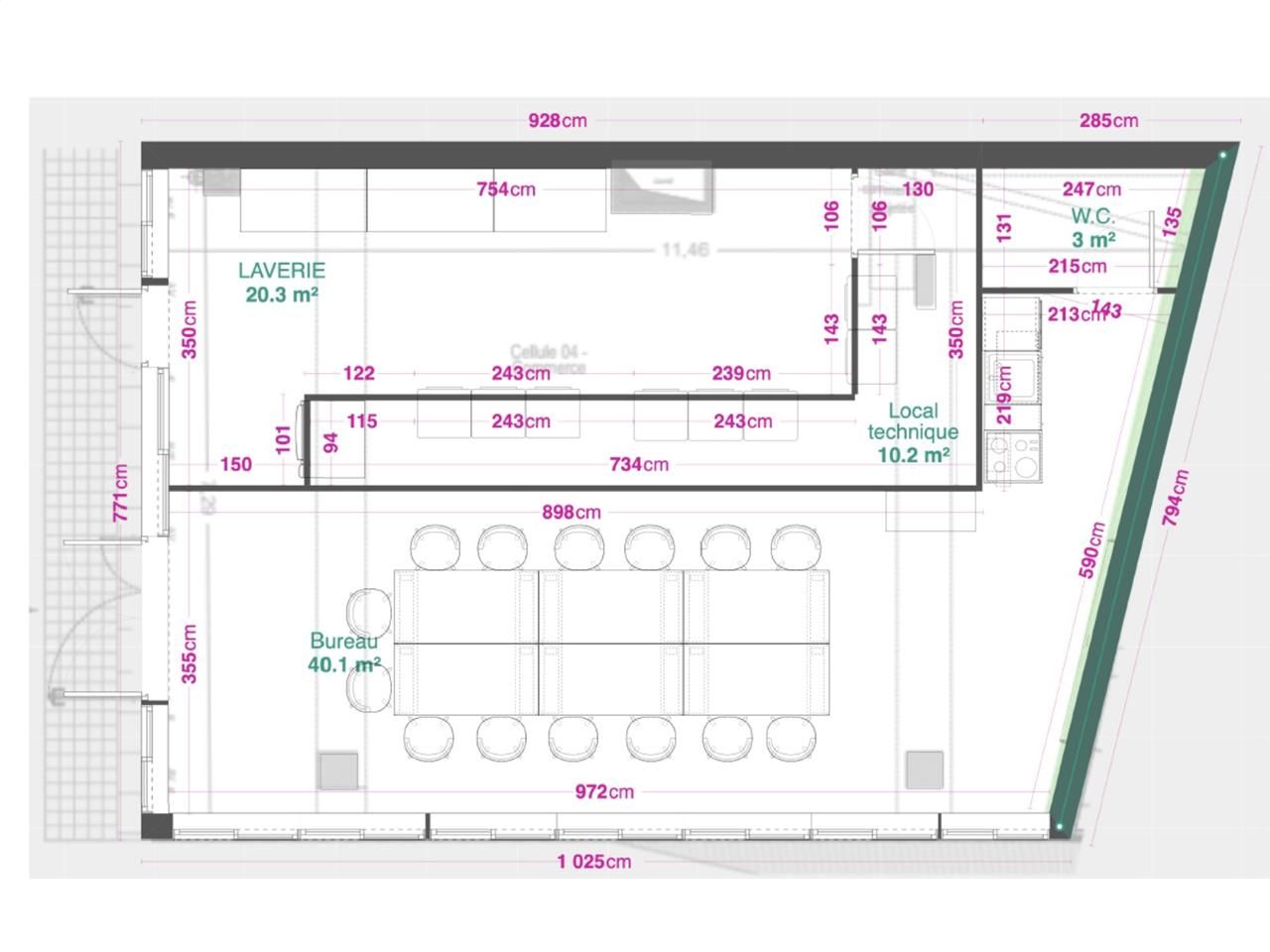 Location bureaux 129 m² divisibles à partir de 42 m²