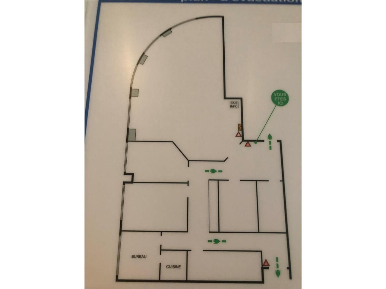 Location bureaux 151 m² non divisibles