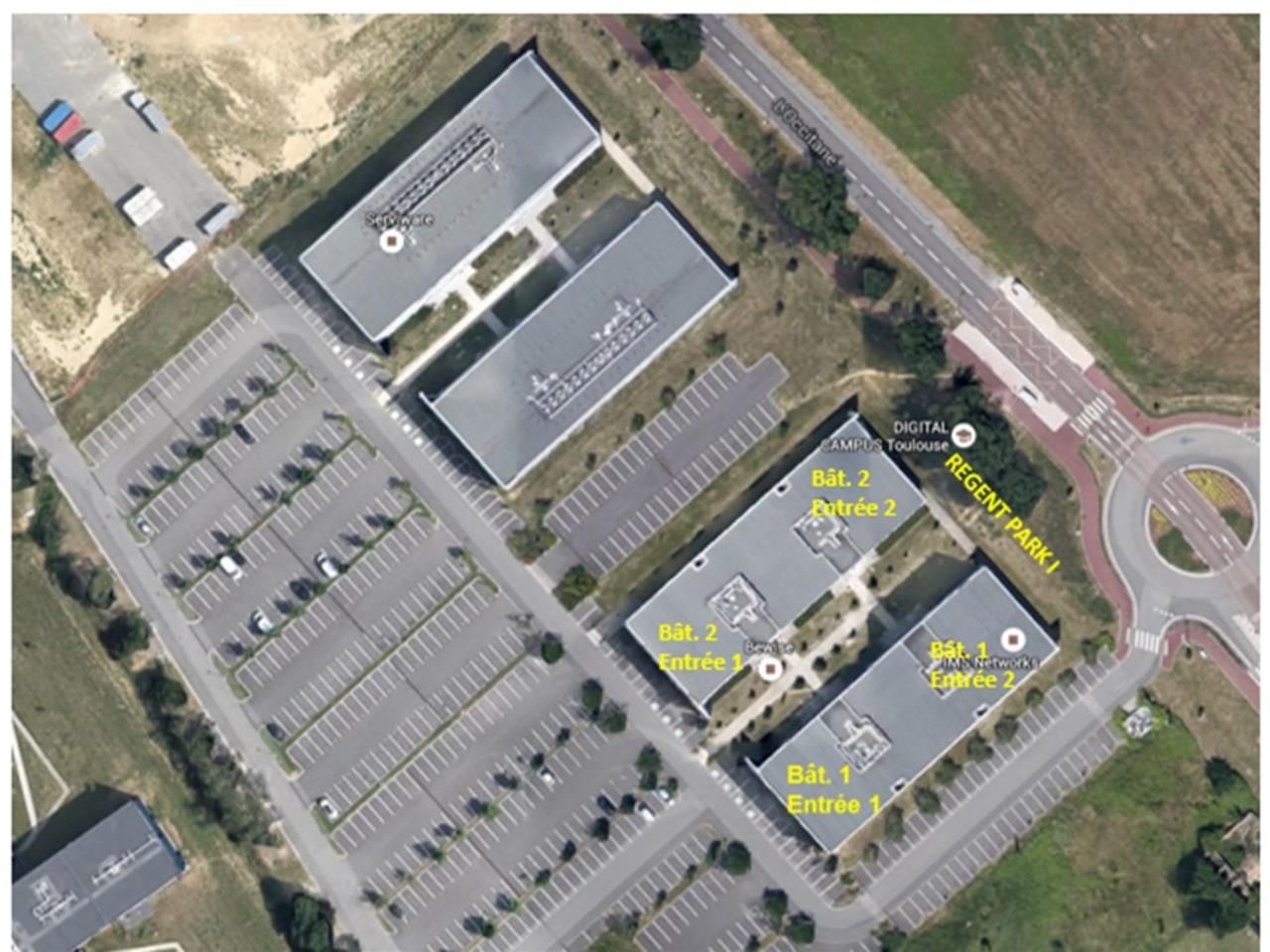 Location bureaux 2721 m² divisibles à partir de 147 m²