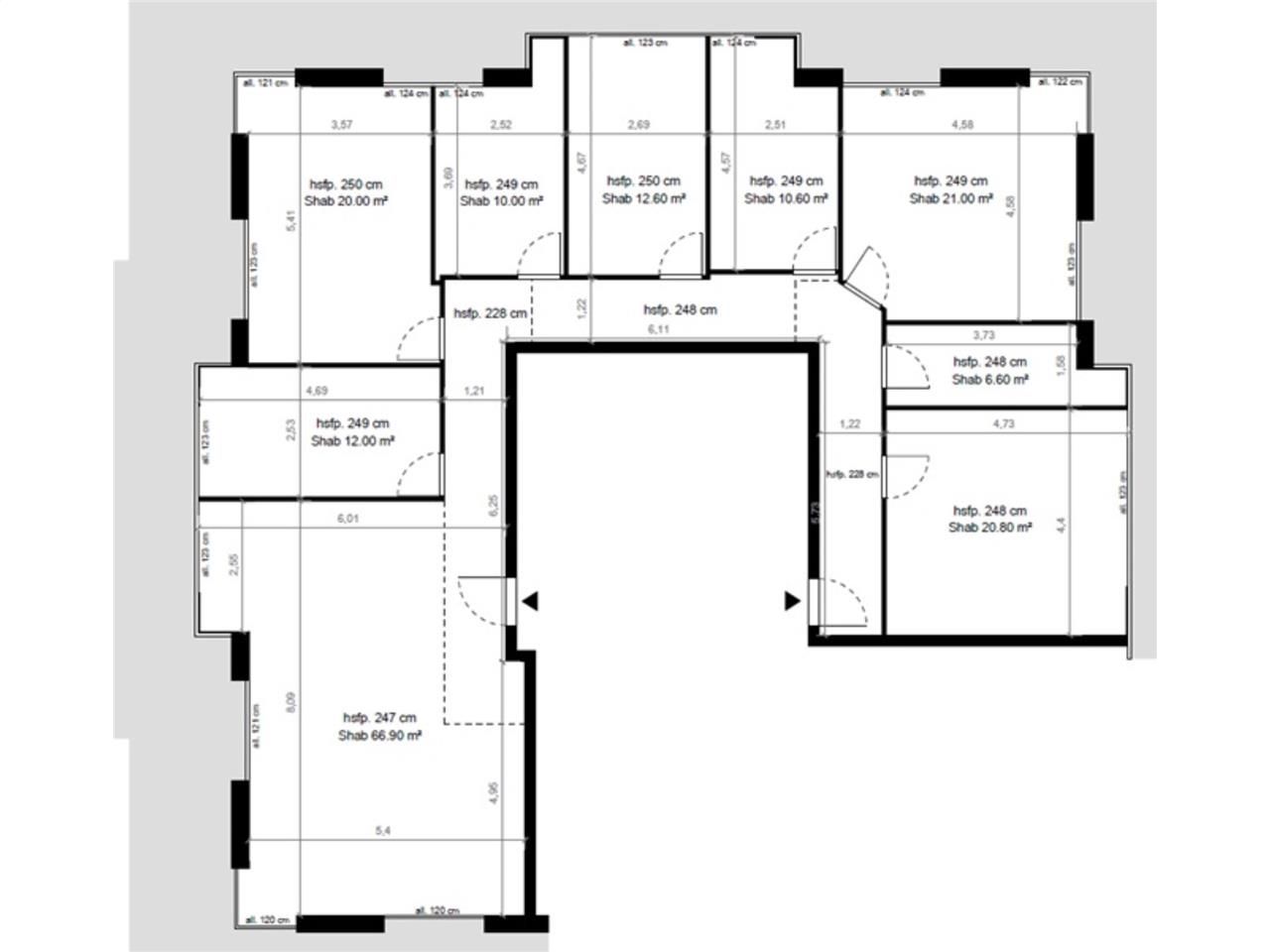 Location bureaux 344 m² divisibles à partir de 146 m²
