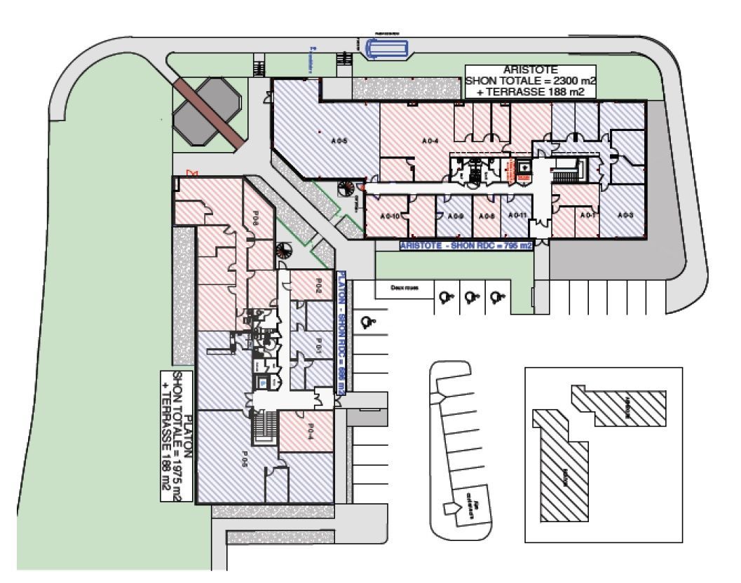 Location bureaux 162 m² divisibles à partir de 71 m²