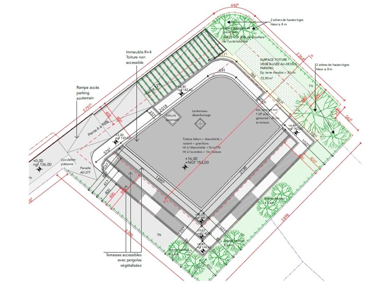 Vente bureaux 2401 m² non divisibles