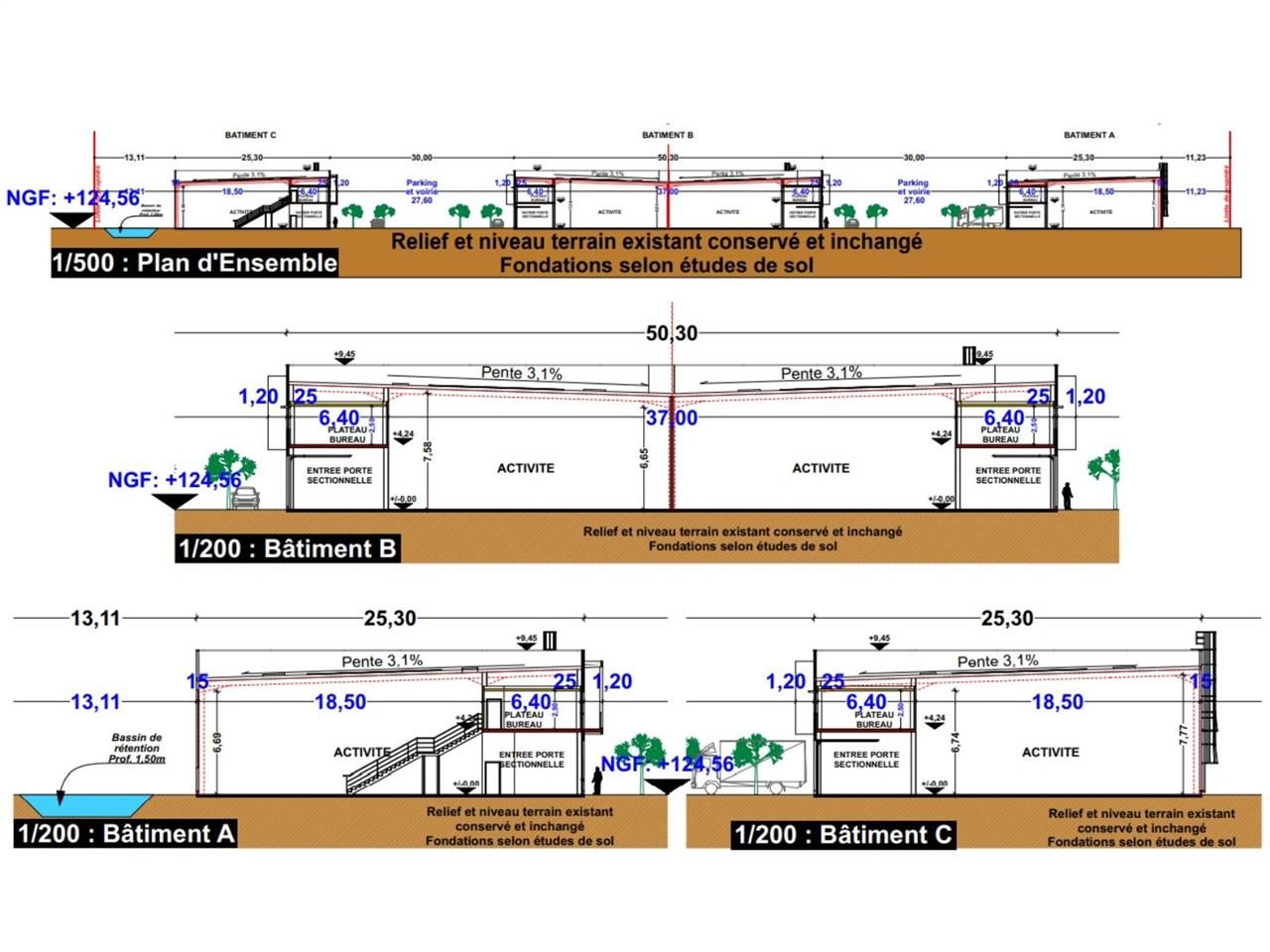 Location entrepots 4908 m² divisibles à partir de 77 m²