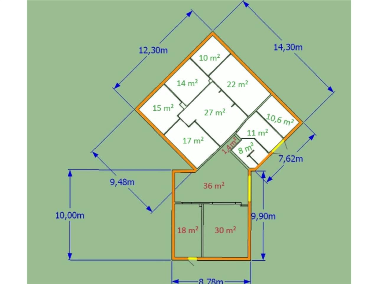 Location bureaux 135 m² non divisibles