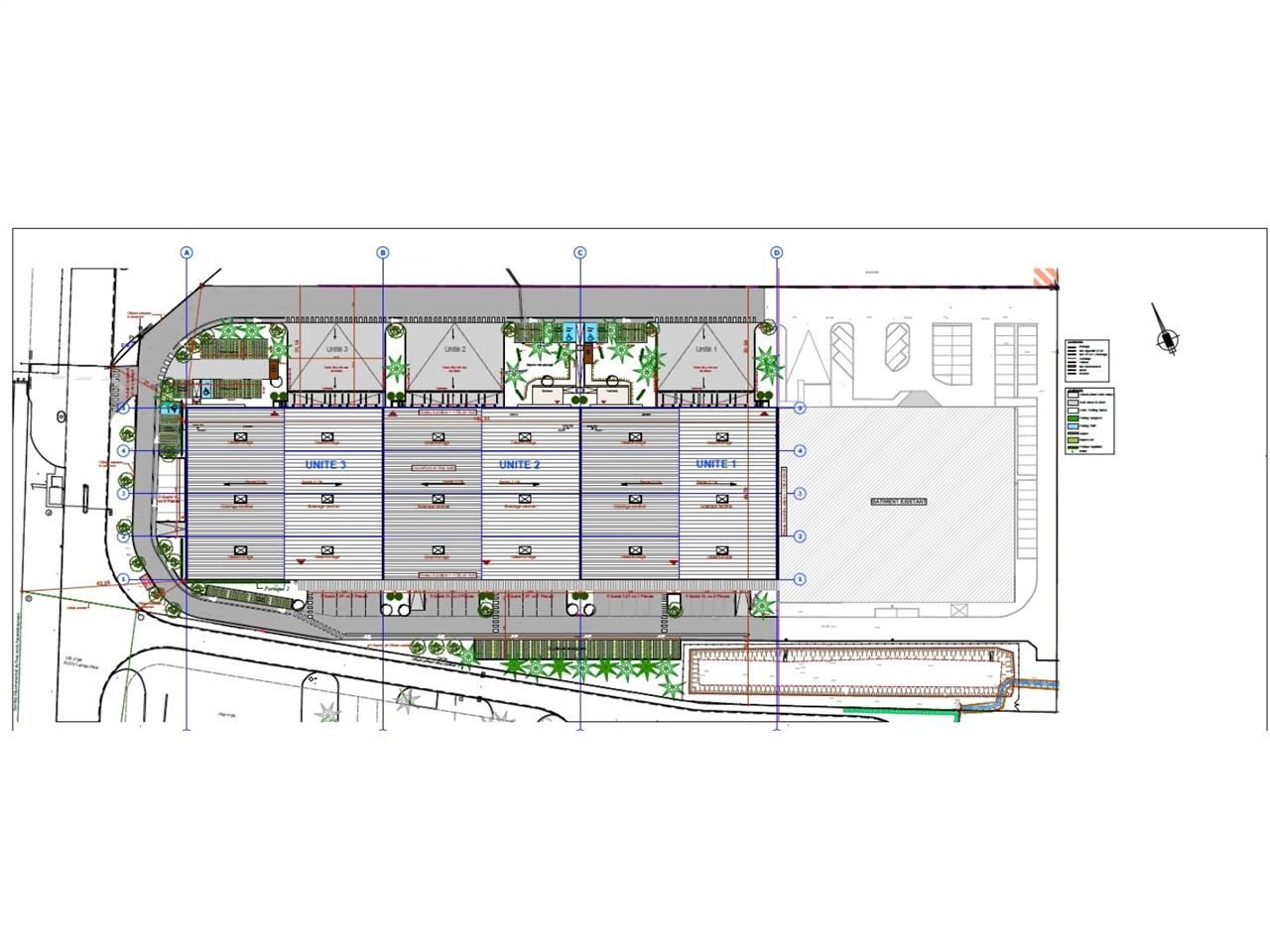 Location entrepots 6714 m² divisibles à partir de 2238 m²