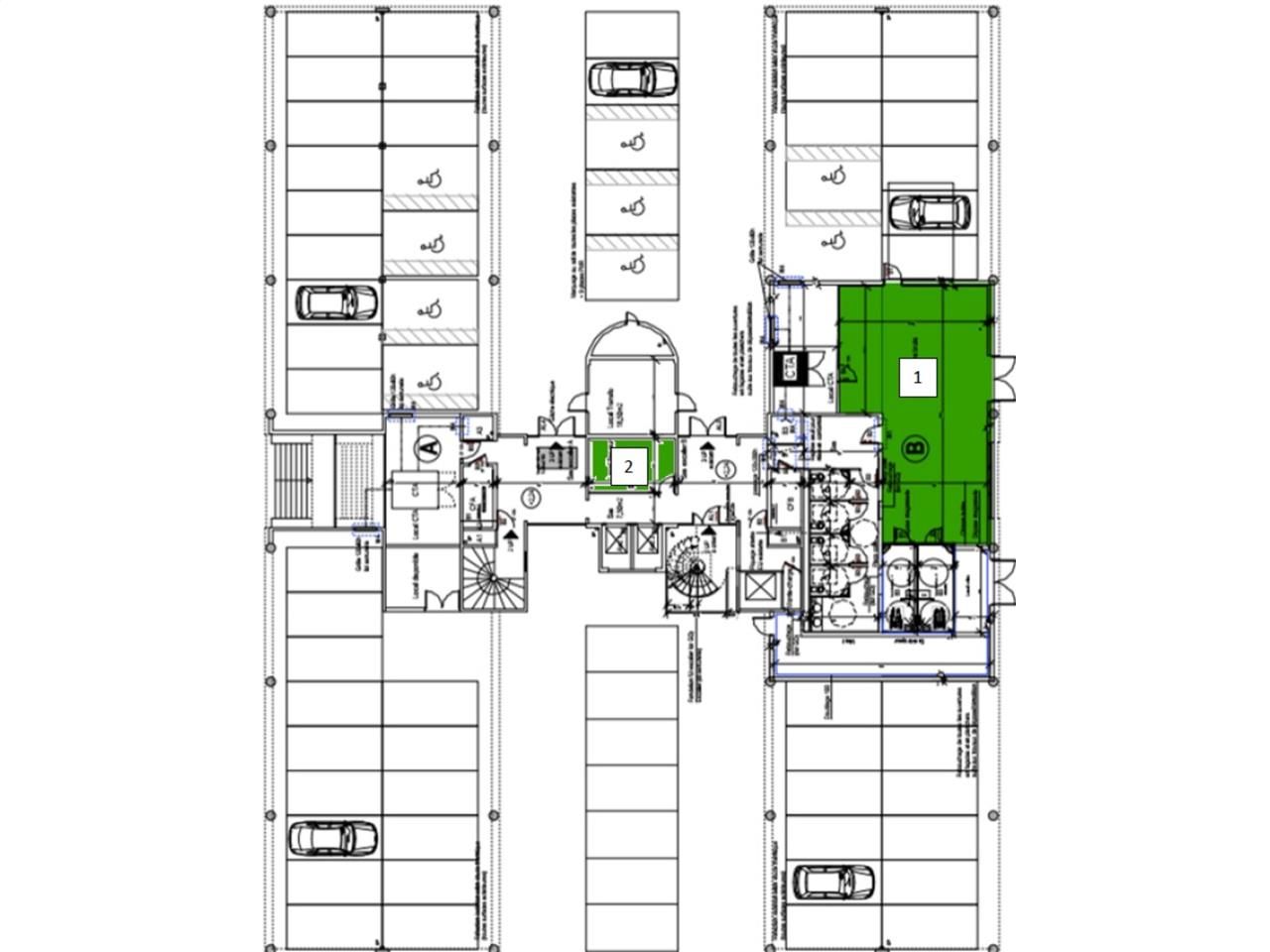 Location bureaux 2171 m² divisibles à partir de 206 m²