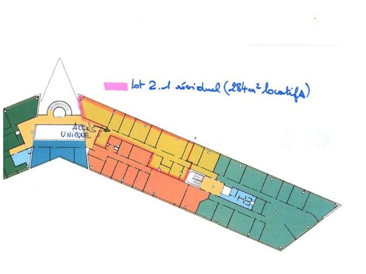 Location bureaux 787 m² divisibles à partir de 284 m²