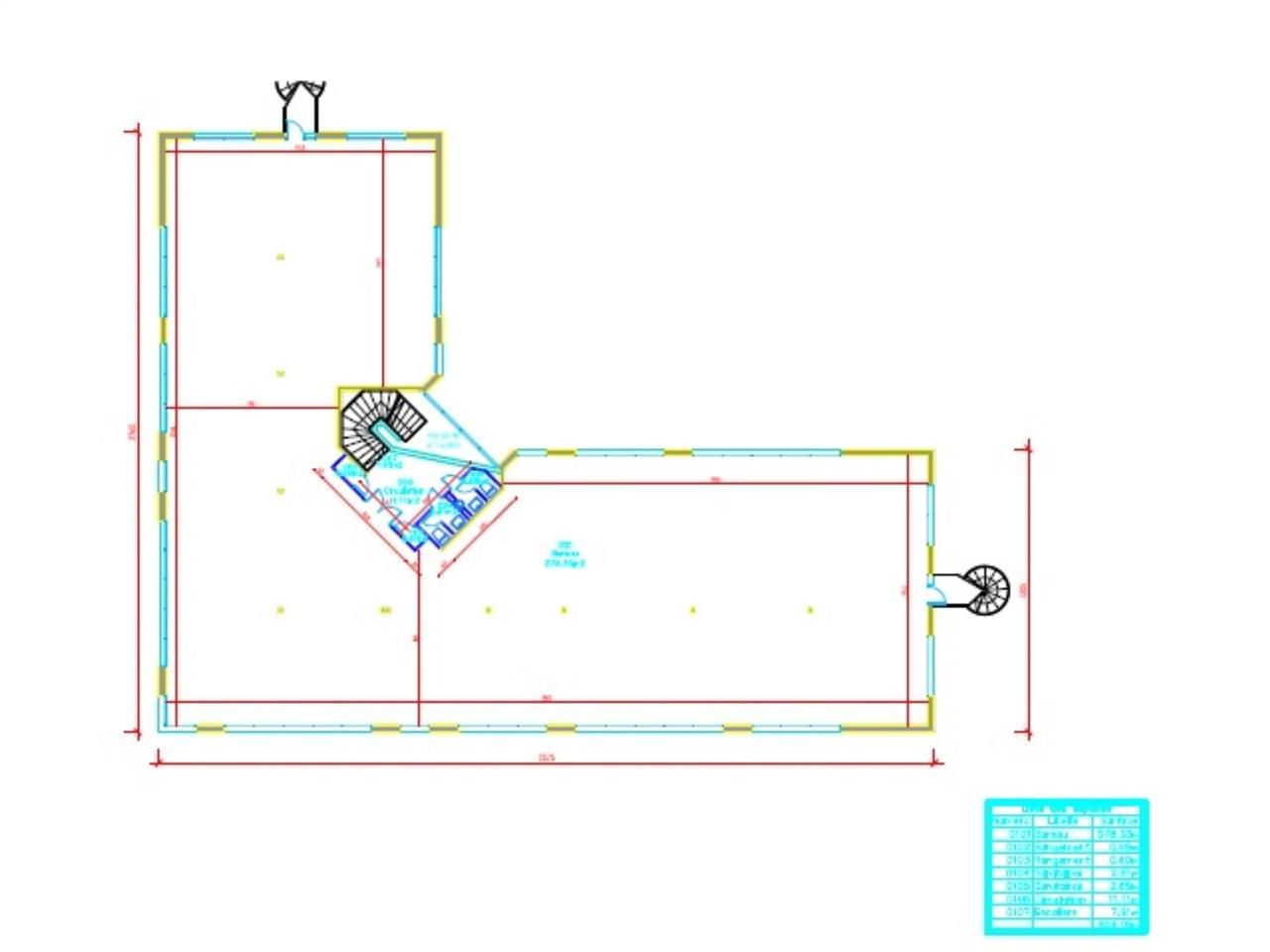 Location bureaux 605 m² non divisibles