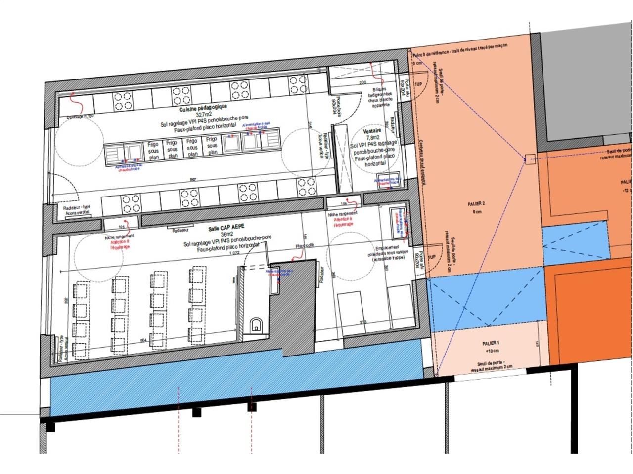 Location bureaux 76 m² non divisibles