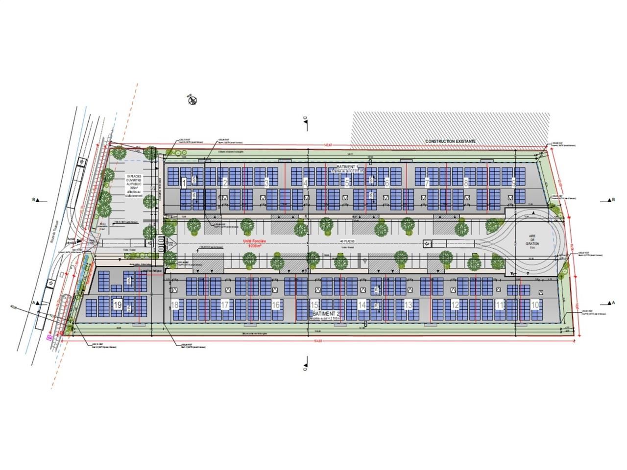 Vente entrepots 5315 m² divisibles à partir de 200 m²