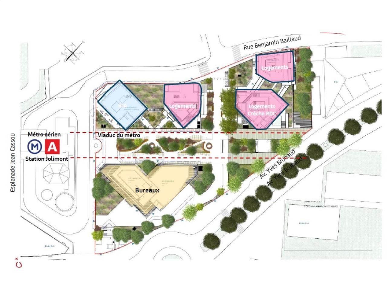Vente bureaux 6138 m² divisibles à partir de 147 m²