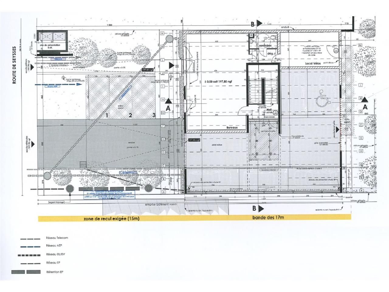 Vente bureaux 356 m² non divisibles