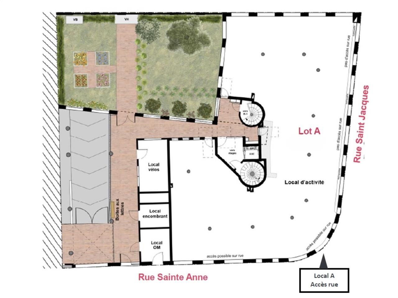 Vente bureaux 501 m² divisibles à partir de 131 m²