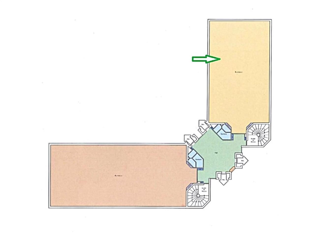 Location bureaux 274 m² non divisibles