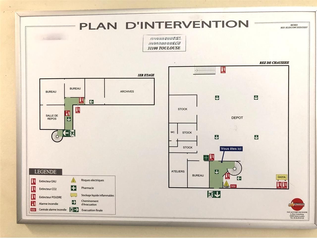 Location entrepots 490 m² non divisibles