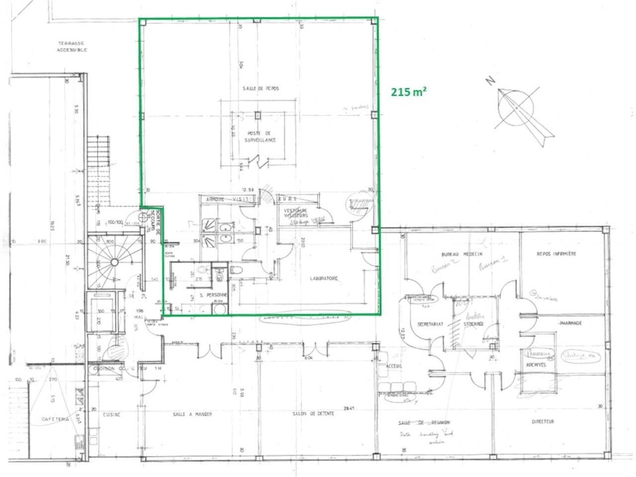Location bureaux 365 m² divisibles à partir de 150 m²