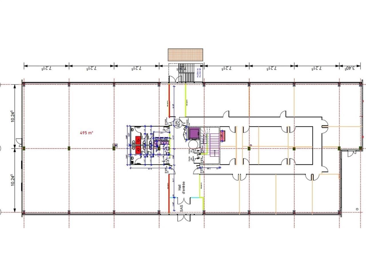 Location bureaux 1886 m² divisibles à partir de 291 m²