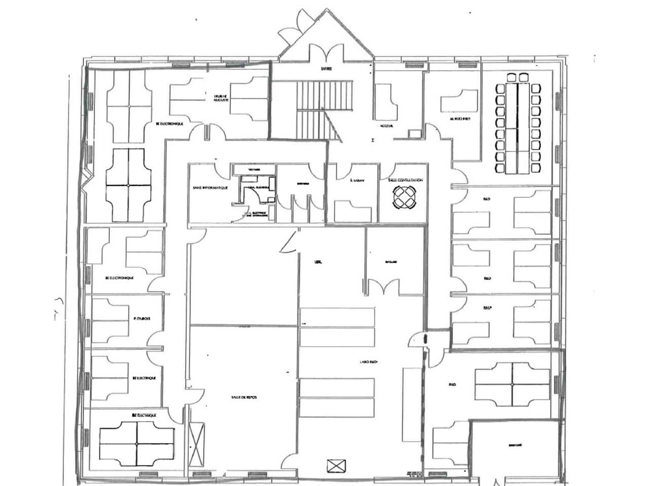 Vente bureaux 1154 m² non divisibles