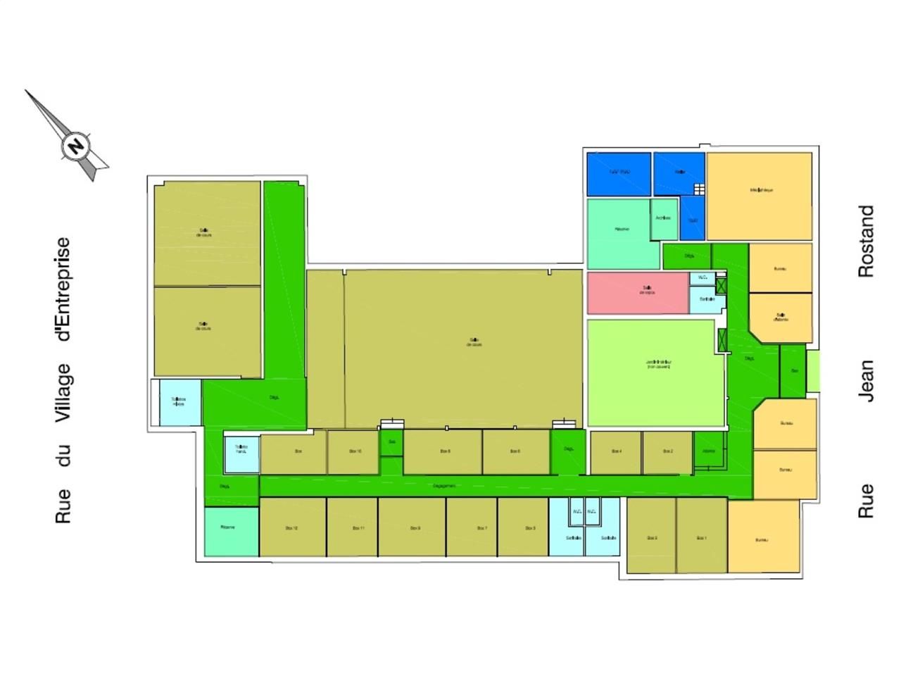 Location bureaux 1108 m² non divisibles