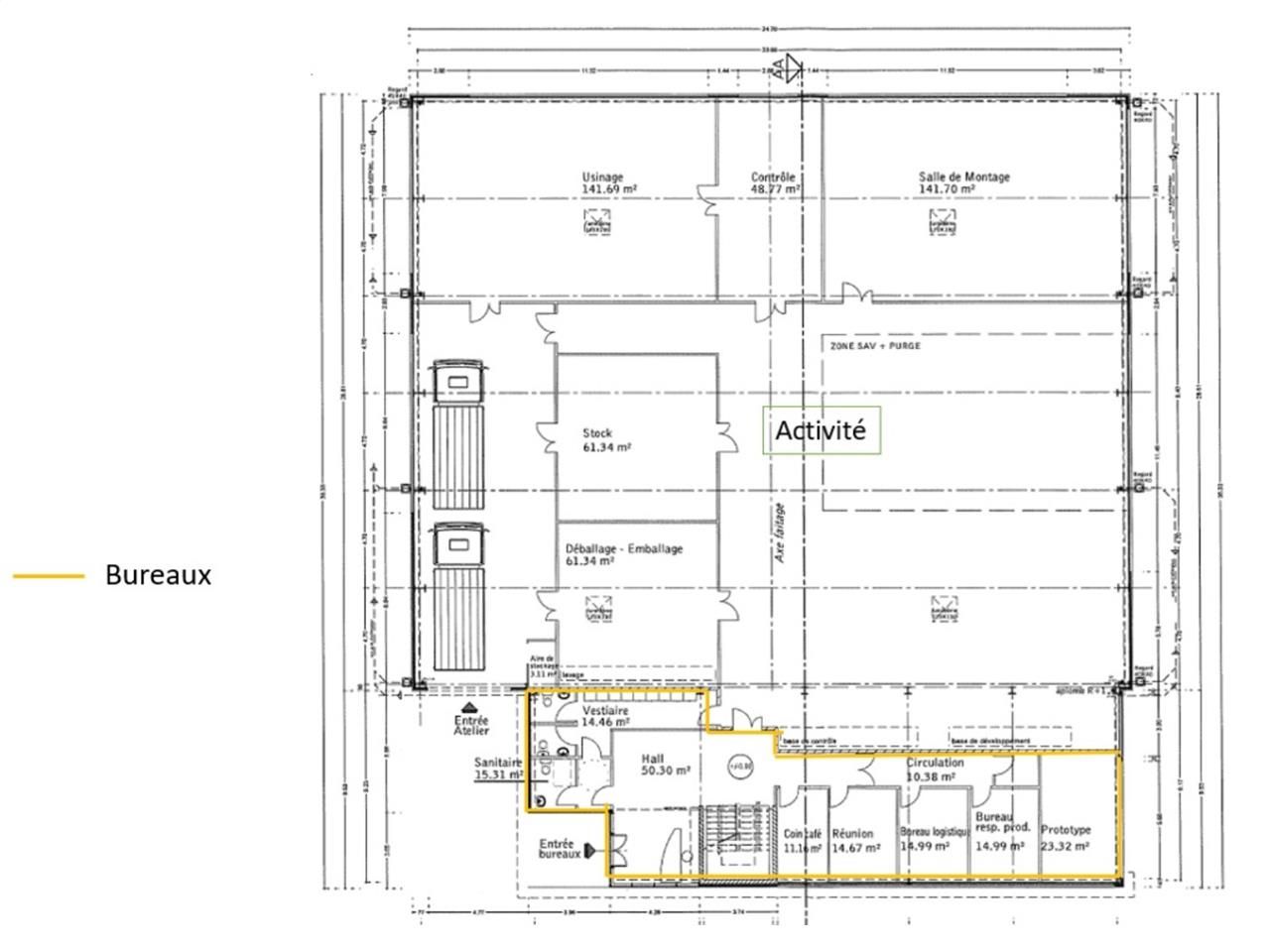 Location entrepots 2901 m² divisibles à partir de 43 m²